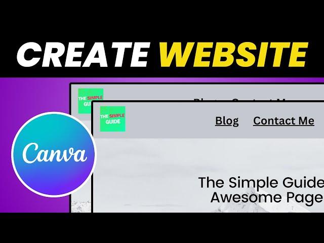 How to Create a MULTI-PAGE Canva Website - Simple Guide