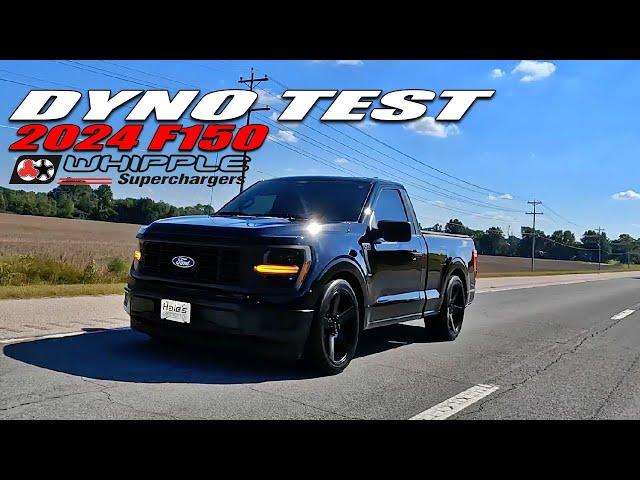 How much power will a Whipple make on a stock 2024 F150 *WE DYNO IT