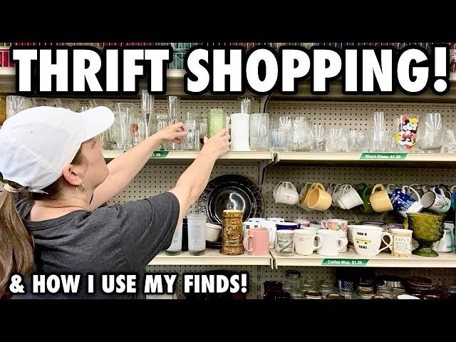 Thrift Store Shopping • Thrifting Home Decor at Goodwill! Thrift Store Finds • Thrift with Me