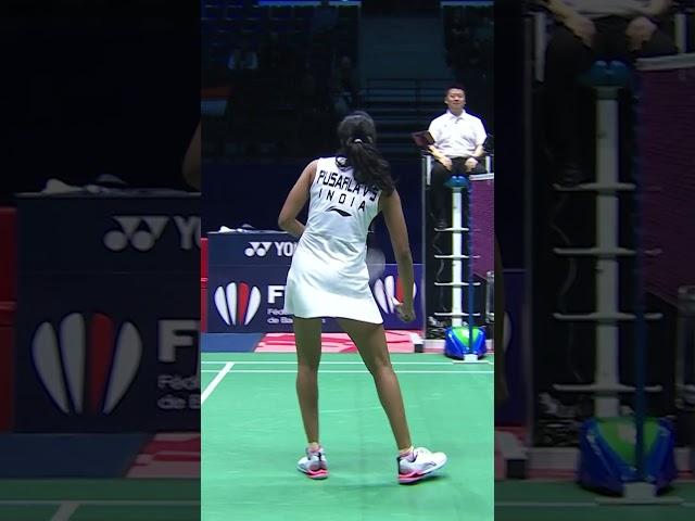 How did Pusarla V. Sindhu get that back? #shorts #badminton #BWF