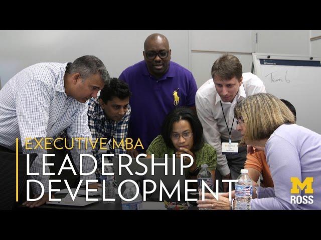 Executive MBA Leadership Development at Michigan Ross