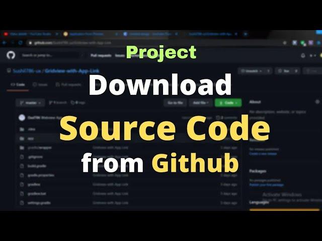 Download Android Project from Github and Run in Android Studio | Beginners | Hindi