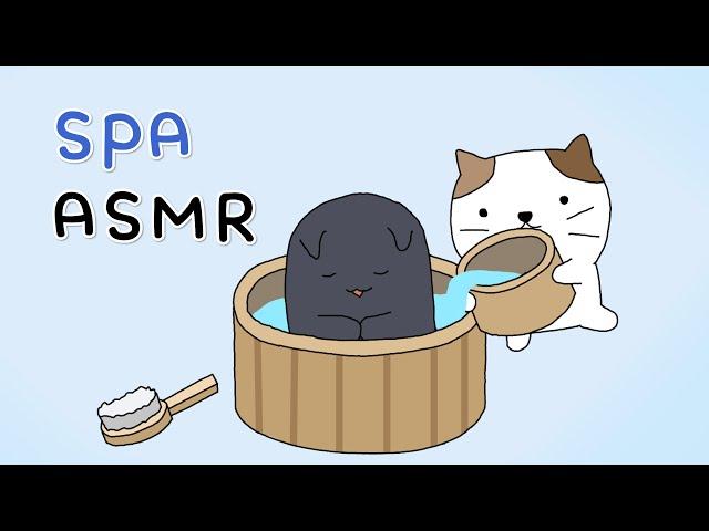 ASMR Relaxing Spa Treatment |animated ASMR