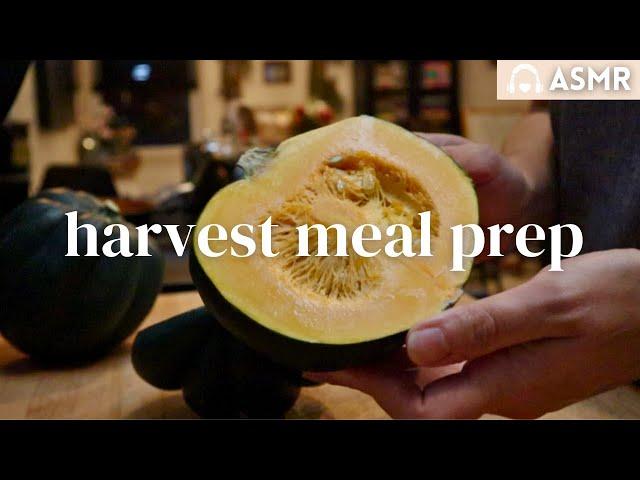 An October Harvest Meal Prep ASMR  Autumn Slow Living, Recipes to Make at Home