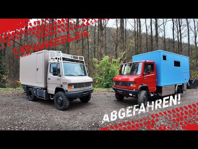 UNIMOG Brüder unextrem- 2 Mercedes T2 (Vario)als Expeditionsmobile  Der perfekte Truck unter 7,5 t!