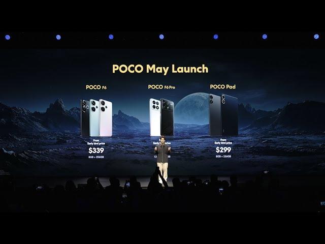 POCO May Launch Recap - In Just 8 Minutes, Revisit the POCO F6 Series Launch in Dubai