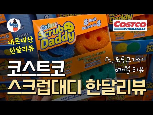 코스트코 스크럽대디 수세미 & 도루코가위 써봤어요! 내돈내산 한달사용리뷰/ 코스트코 주방용품 추천템