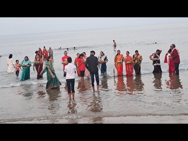 Chhath puja at Miramar beach 8 11 24