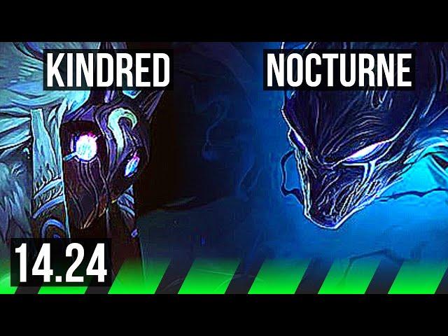 KINDRED vs NOCTURNE (JGL) | 1200+ games | NA Master | 14.24