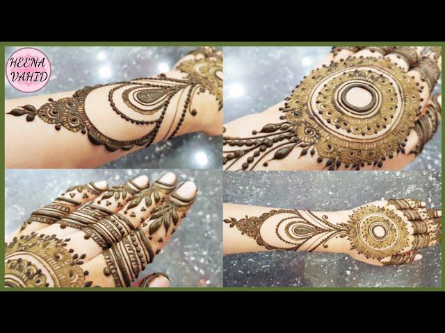 Latest Stylish mehndi design for Eid 2019 | heena vahid.