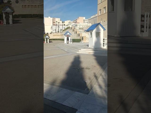 Evzones Greek Presidential Guard ( Τomb of Unknown Soldier ) Monument in Athens