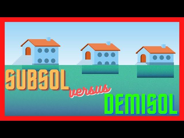 Diferenta intre Subsol si Demisol -  apartament demisol