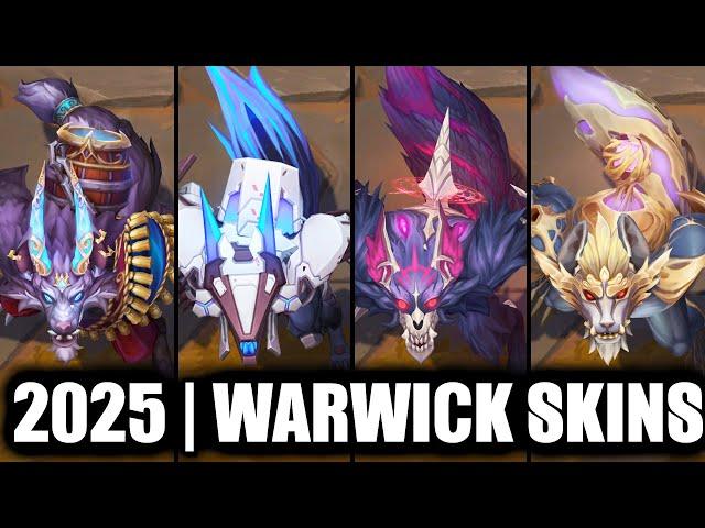 ALL WARWICK SKINS SPOTLIGHT 2025 | League of Legends