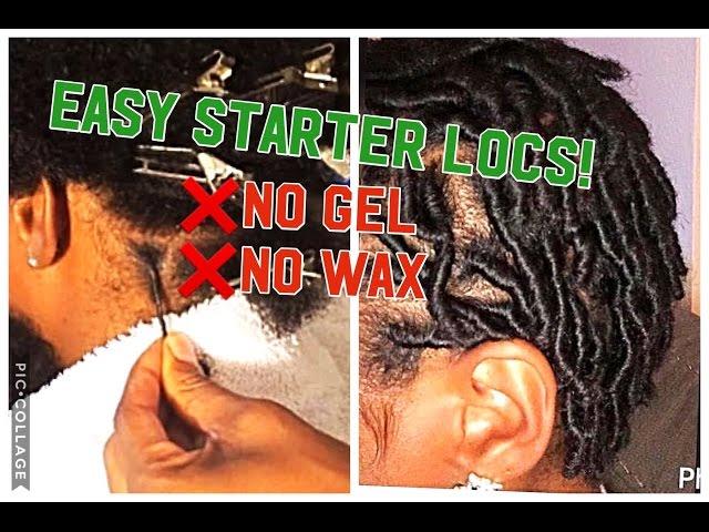 STARTING LOCS WITHOUT WAXES OR GELS (REQUESTED) || EASY