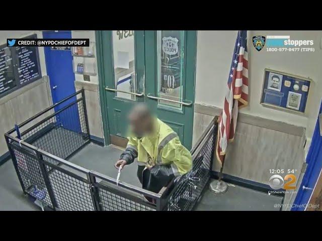 Cops Use Taser To Subdue Man Wielding Knife In NYPD Precinct