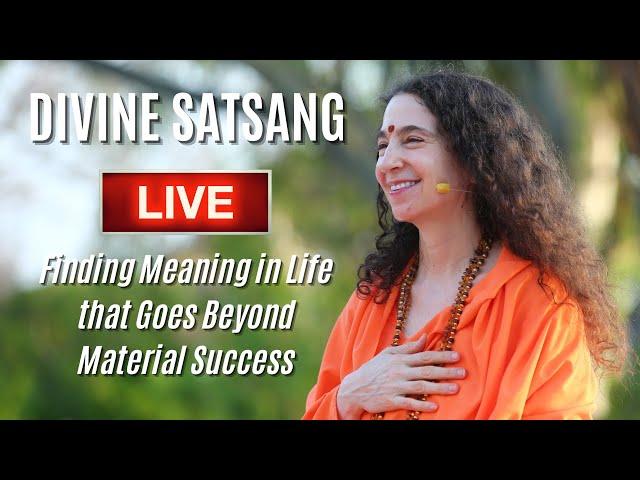 Divine Satsang LIVE with Pujya Sadhviji || 30 Oct 2024