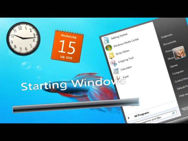 Windows 7 early days. The development of a legendary system!