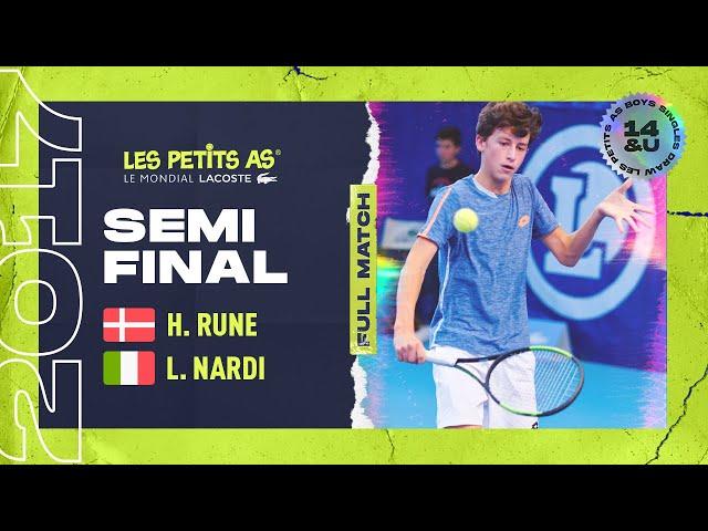 Les Petits As 2017 | Boys Semifinal | Holger Rune vs. Luca Nardi