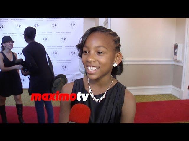 Sydney Mikayla Interview Young Artist Awards 2015 Red Carpet