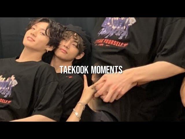 taekook/vkook moments