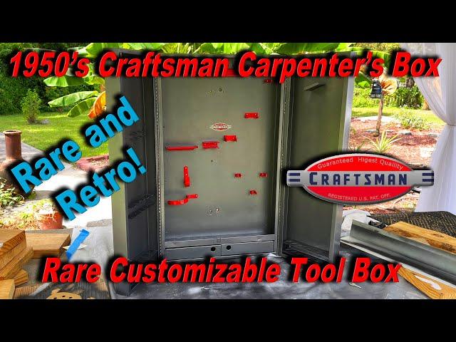 Restoring an Amazing Retro Craftsman Wall Mounted Carpenter's Tool Box