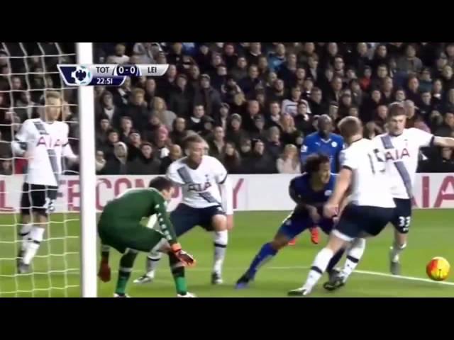 ТОТТЕНХЭМ 0-1 ЛЕСТЕР обзор матча 13.01.2016--Tottenham 0-1 Lester city match highlights
