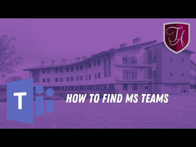 How to find MS Teams