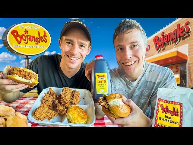 Two Brits try Bojangles Chicken and Biscuits for the first time!