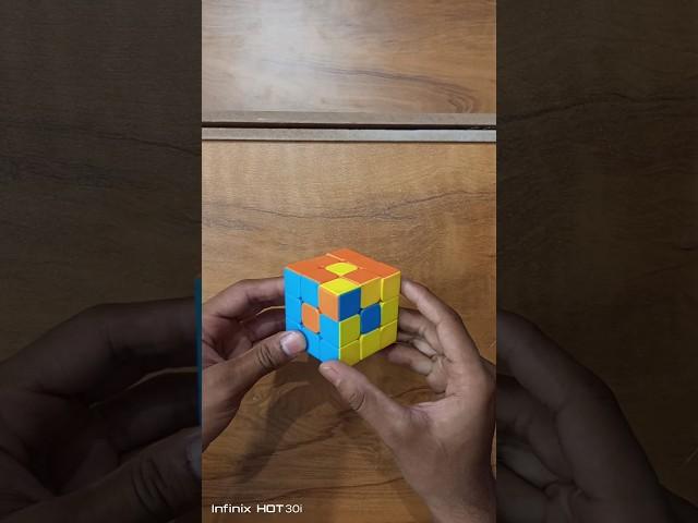  Dot Twisted Pattern on 3x3 Cube | Unique Cube Art Design  | God of Cubing  #rubikscube #shorts