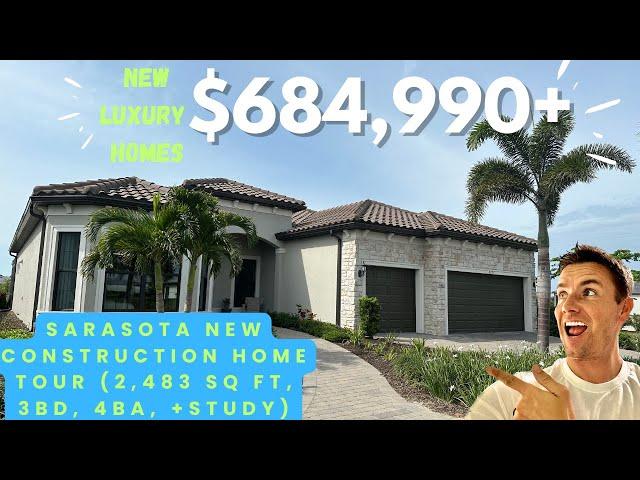 Sarasota New Construction Home Tour | Talon Preserve | Stellar - 4bed 4bath $685k+