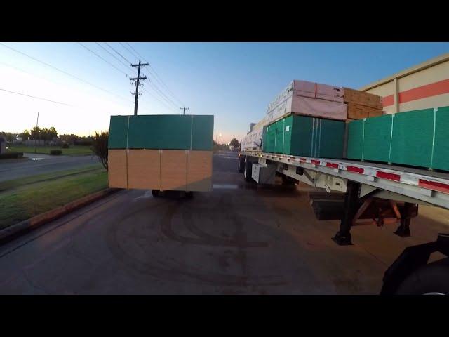 Maverick Flatbed Trucking #218 Home Depot NLR Delivery