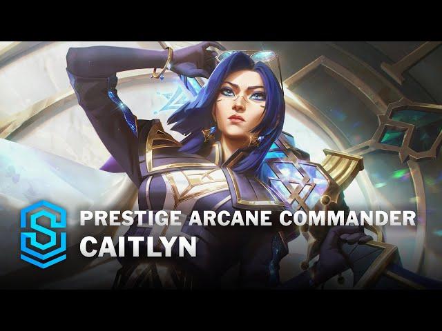 Prestige Arcane Commander Caitlyn Skin Spotlight - League of Legends