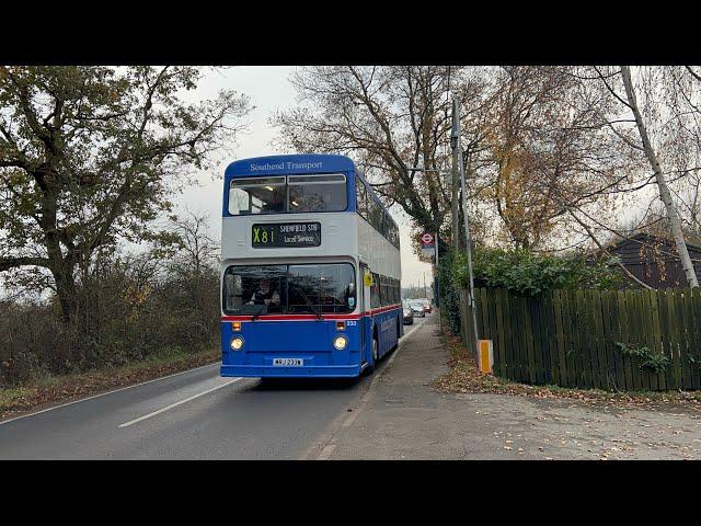 EnsignBus Running Day Ex- Southend Transport Route X81 | Leyland Fleetline | 233 MRJ 233W - 02/12/23