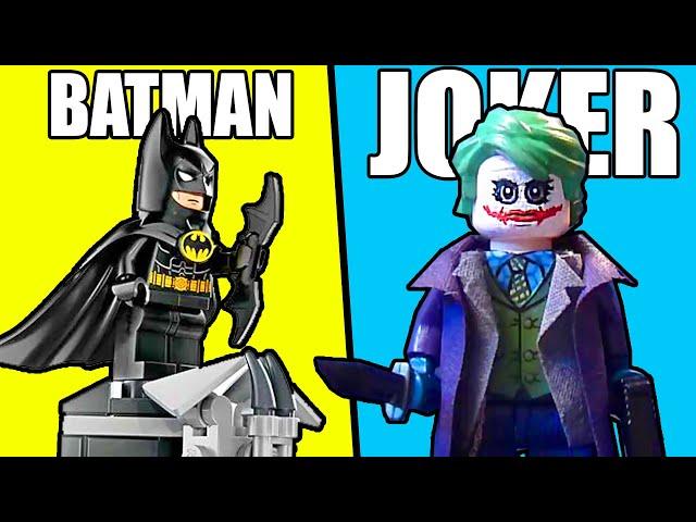 I built BATMAN vs JOKER in LEGO…