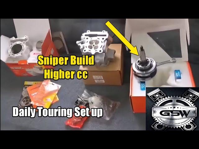 Sniper build for higher Cc Daily Touring set up by GSW ito yung Upgrade parts PITSBIKE | BJmoto