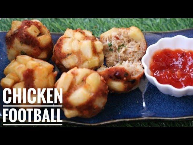 Chicken football | How to make tasty chicken football | Learn Eat And Explore