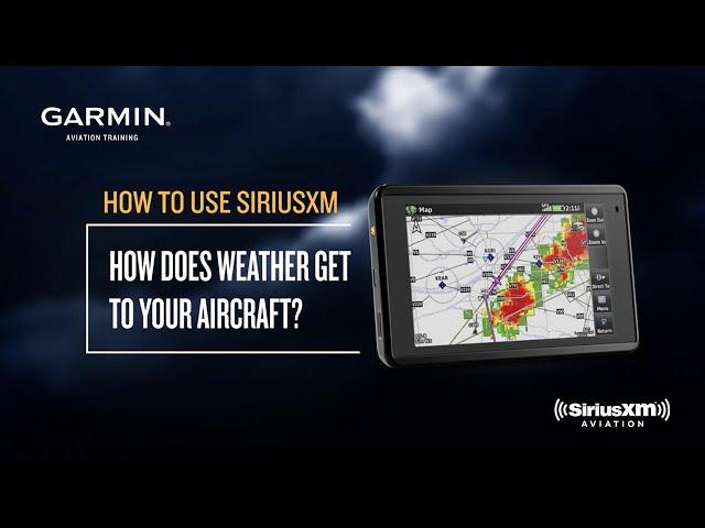 How to use SiriusXM: How does weather get to your aircraft?