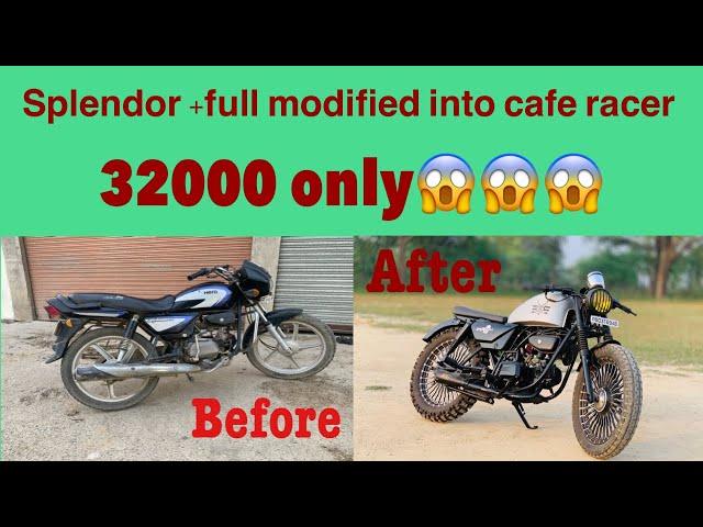 Hero Honda Splendor+ full modified #modified #bike #biker