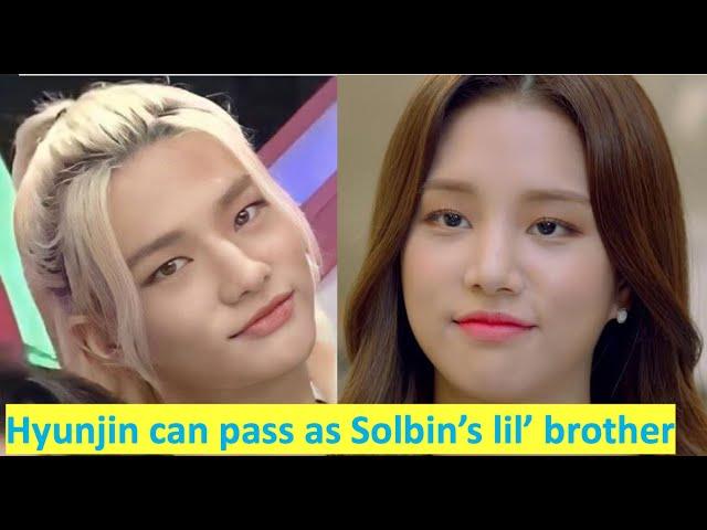 Hyunjin can pass as Solbin's lil' brother