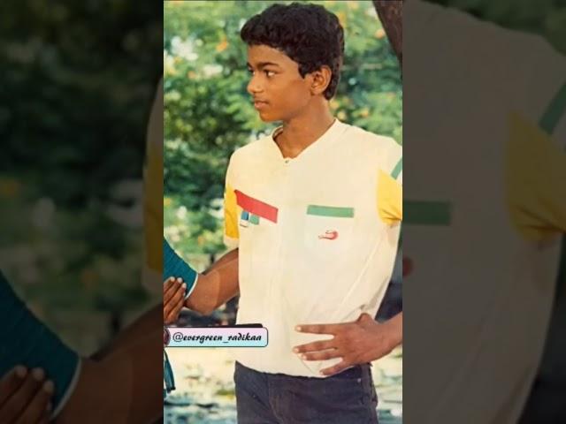 Vijay ️ Radhika Sarathkumar Rare Pics #vijay #vijayrare #radhika