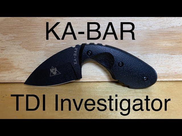 [86] KA-BAR TDI Investigator Law Enforcement Fixed Blade Knife 1493 Review