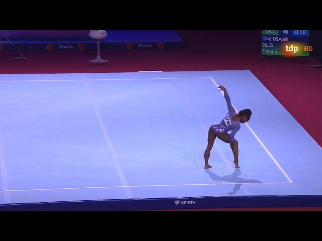 Simone Biles Floor Event Finals 2019 World Championships