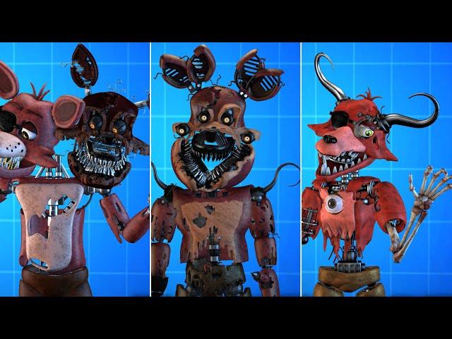 Mutant Foxy Workshop Animation SFM FNAF