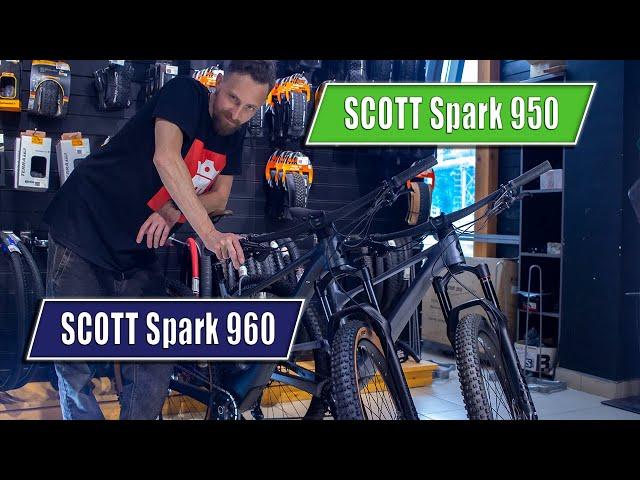 Сравнительный обзор Scott Spark 950 и Scott Spark 960 (2022)