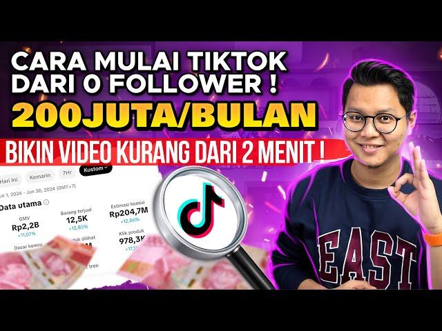 200 JUTA PERBULAN CUMA BIKIN VIDEO 2 MENITAN? CARA DAFTAR TIKTOK AFFILIATE PEMULA DARI NOL FOLOWER