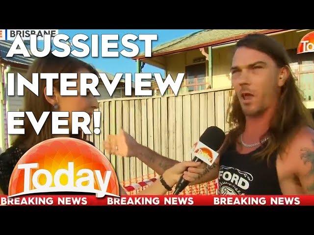 Aussiest. Interview. Ever. What a legend!