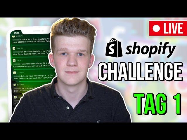 (TAG 1) Shopify Challenge | So baust du einen erfolgreichen Shopify Store in 2019 