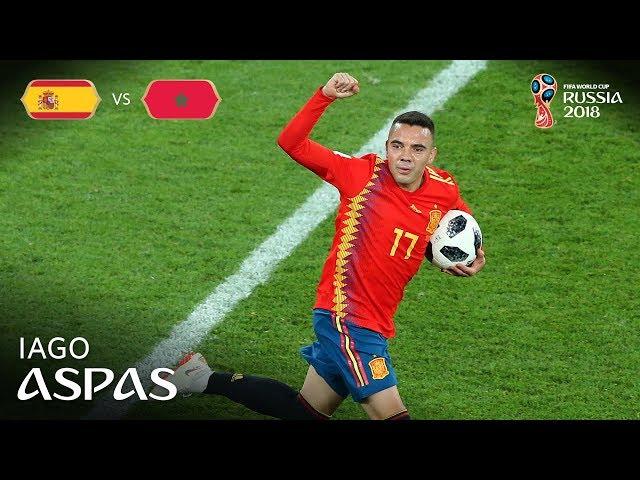 Iago ASPAS Goal - Spain v Morocco - MATCH 36