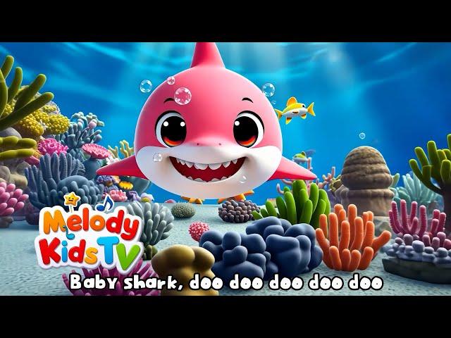 Baby Shark Song + More Nursery Rhymes & Kids Songs - Melody Kids Tv