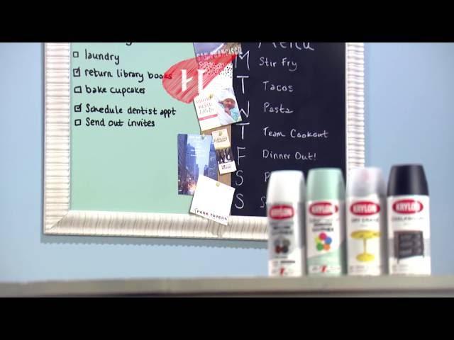 Krylon® Spray Paint | DIY To-Do Board How-To